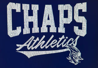 Chaps Athletics Drifit youth tee-NAVY