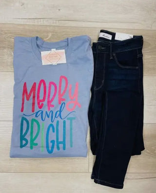 Merry and Bright tee